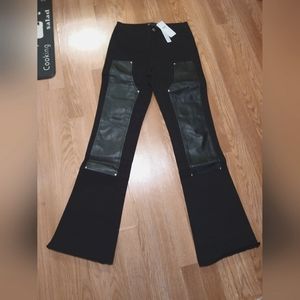 Black Flare Bottom Asos Pants